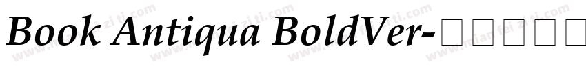 Book Antiqua BoldVer字体转换